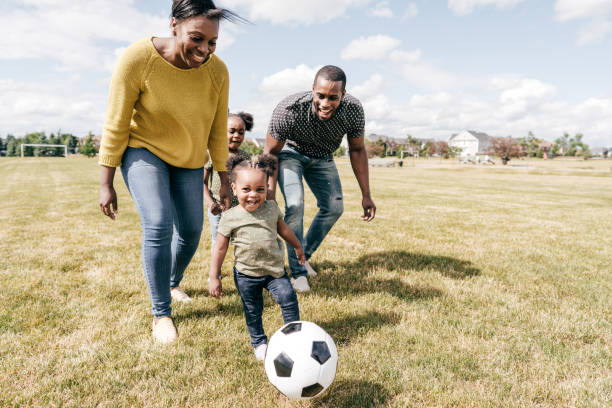 istock Healthy family activities during summer time 1265316011