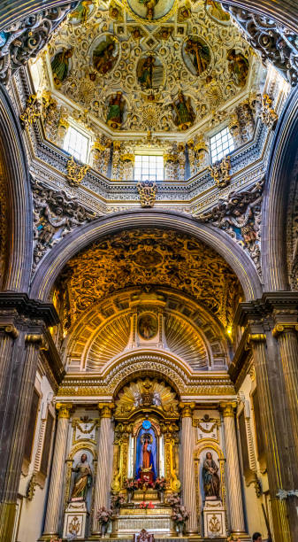 istock Basilica Dome San Cristobal Church Puebla Mexico 1265316226