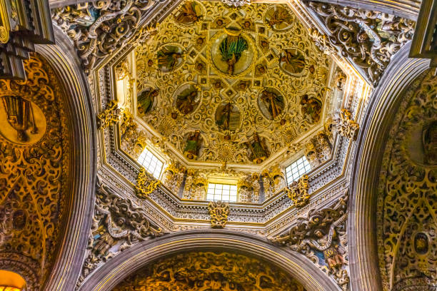 istock Basilica Dome San Cristobal Church Puebla Mexico 1265318956