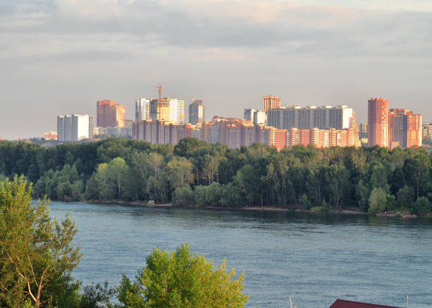 istock New district on the Ob river in Novosibirsk 1265330725