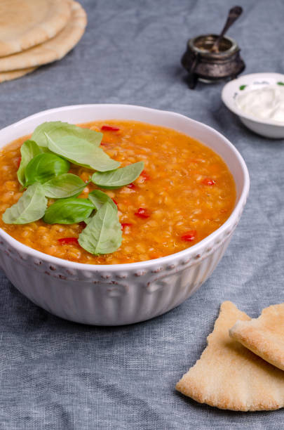 istock Thick soup with lentils and vegetables 1265339464