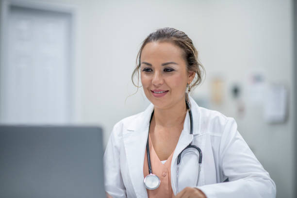 istock Hispanic female doctor 1265342749