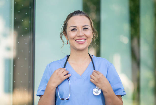 istock Hispanic female doctor 1265345471