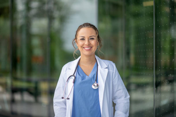 istock Hispanic female doctor 1265345483