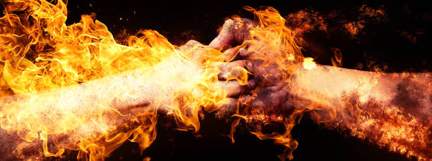 istock Fist and fist clash 1265365829