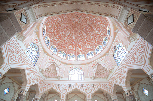 beauty in a dome in a mosque in malaysia