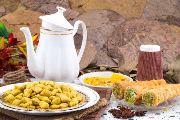 istock Indian Tea Time Spicy Methi Para Snack 1265412993