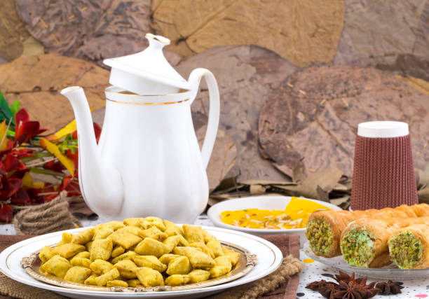istock Indian Tea Time Spicy Methi Para Snack 1265413351