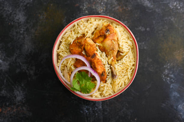 Kuzhimanthi or spicy Manthi Arabic chicken Biryani