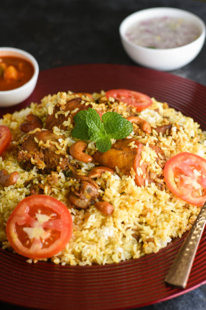 istock Kuzhimanthi or spicy Manthi Arabic chicken Biryani 1265416470
