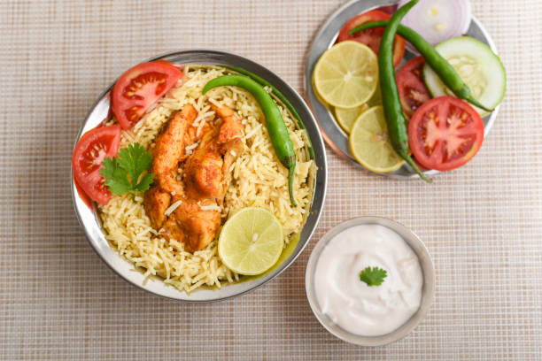 istock Kuzhimanthi or spicy Manthi Arabic chicken Biryani 1265416803