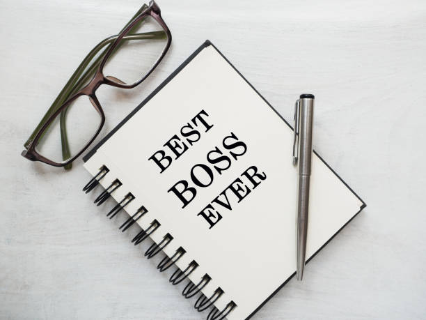 istock Boss's Day. Greeting card. Close-up, view from above 1265419347