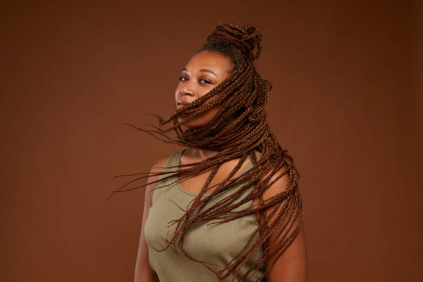 istock Woman with stylish hairstyle 1265424186