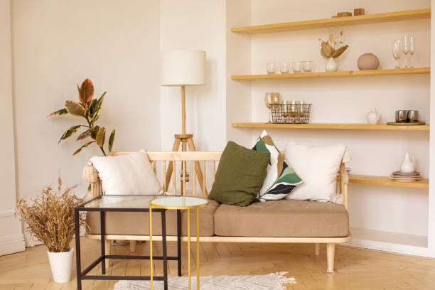 istock Interior of cozy living room 1265429497