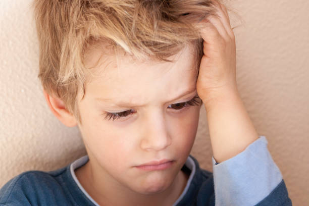 istock Cute Caucasian child 1265429633