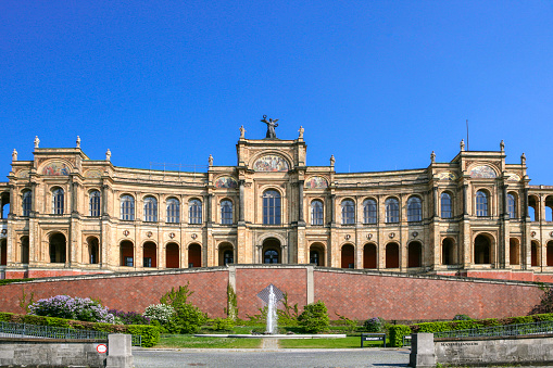Maximilianeum, Bavarian Parliament, Munich, Upper Bavaria, Bavaria, Germany, Europe, 28. April 2007