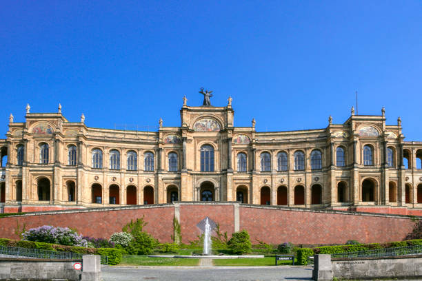 Maximilianeum, Bavarian State Parliament in Munich Maximilianeum, Bavarian Parliament, Munich, Upper Bavaria, Bavaria, Germany, Europe, 28. April 2007 bavarian state parliament stock pictures, royalty-free photos & images