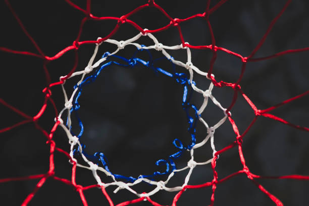 istock Top view of basketball net. 1265440590