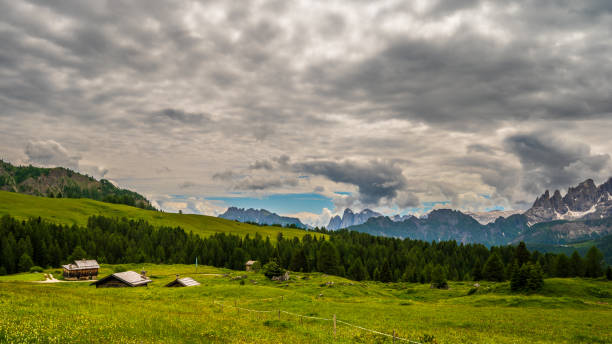 istock Mount Catinaccio view, Dolomites, Italy 1265480036