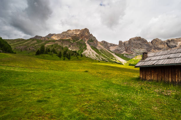 istock mountain landscape inside Dolomites, Italy 1265489995
