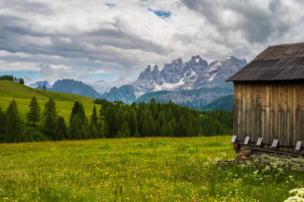 istock Mount Catinaccio view, Dolomites, Italy 1265491626