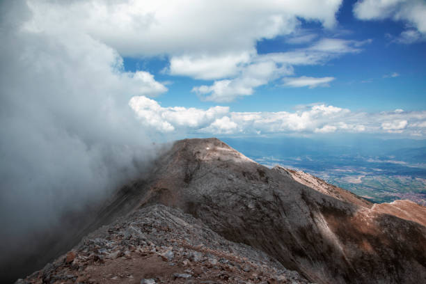 Peak Vihren in Pirin mountain stock photo