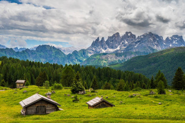 istock Mount Catinaccio view, Dolomites, Italy 1265499828
