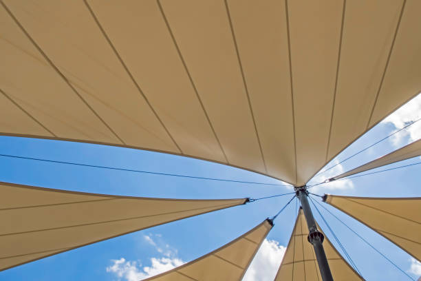 istock awning roof of a modern building 1265517745