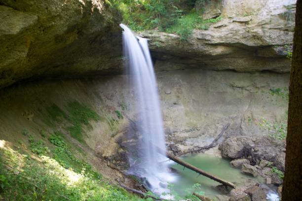 istock Waterfall in Long exposure and regulare 1265543038