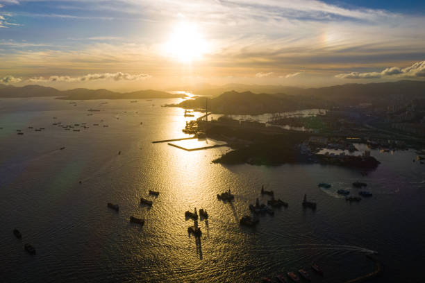 istock Harbour at West Kowloon, Hong Kong 1265544941