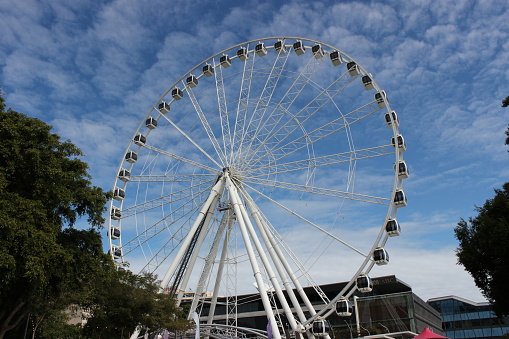 big wheel in amusement park in brisbane australia