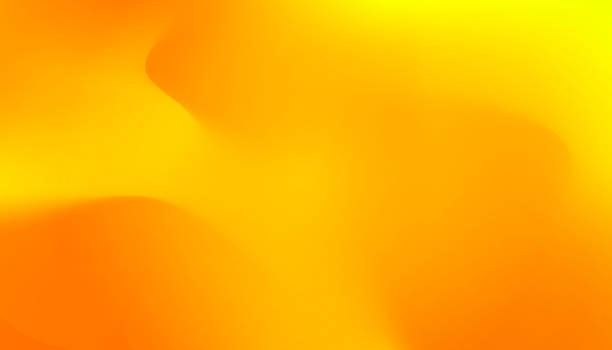 Juicy Orange Waved Gradient Banner. Fresh Warm Sunny Colors Dynamic Liquid Abstract Background. Gold Mesh Wallpapers Original Vector Illustration. Summer Orange Juice Flow Template for Your Design vector art illustration