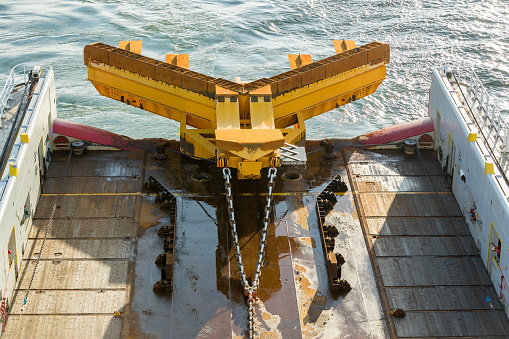 HORNSEA OFFSHORE WIND FARM, UK - 2016 JUNE 30. Siem Offshore (AHTS) Siem Ruby has cleared rocks and boulders along the proposed subsea cable route for the Caithness-Moray project.