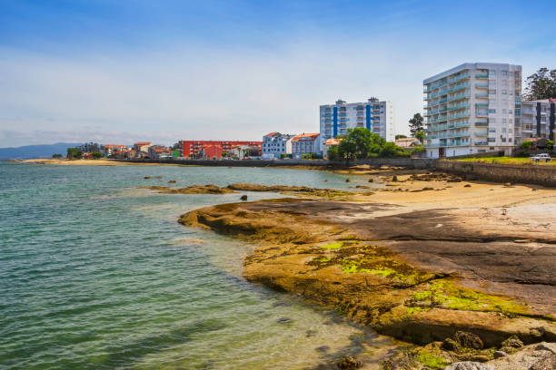 istock Basella beach on Vilanova de Arousa village 1265546655