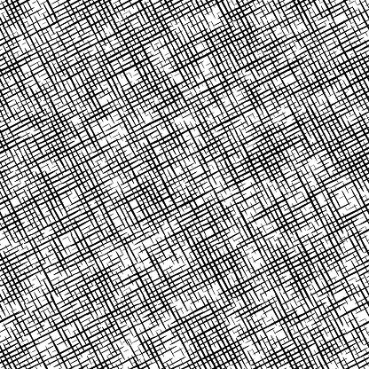 seamless  black and white canvas textured pattern