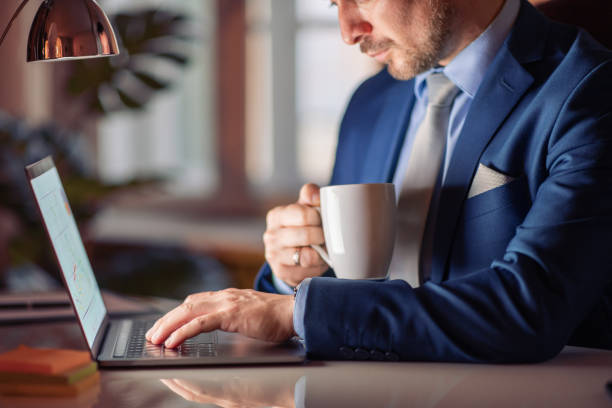 istock Businessman working in his office 1265552523
