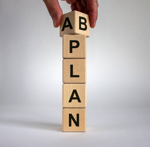 istock Time for Plan B. Hand is turning a cube and changes the word 'Plan A' to 'Plan B'. Beautiful white background. Business concept. Copy space. 1265557058