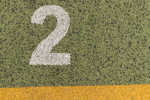 istock Hopscotch. Colorful number on playground. 1265566566