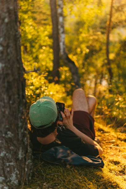 istock Relax in the woods 1265568115