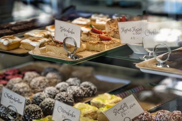 istock Cake shop show window 1265579124