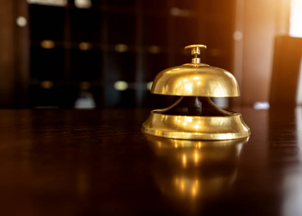 istock Call the administrator at the hotel reception 1265585282