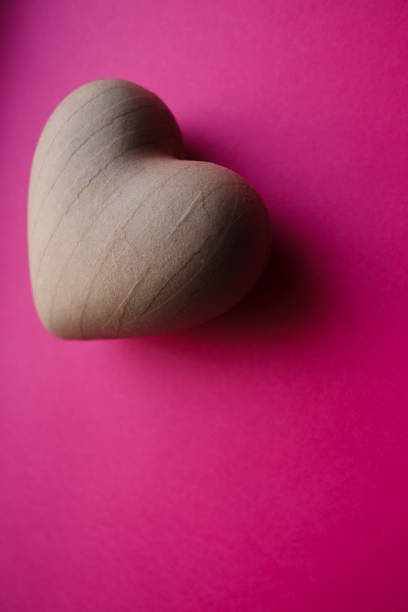 a three-dimensional heart made of paper for a holiday