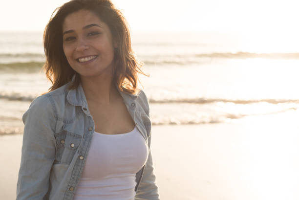 istock Woman at the beach 1265602846