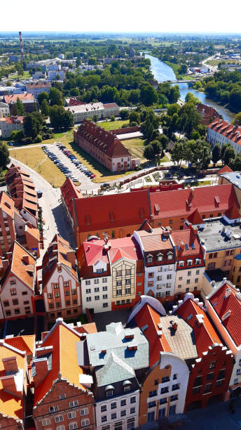 istock Aerial view of Elblag, Poland 1265609562
