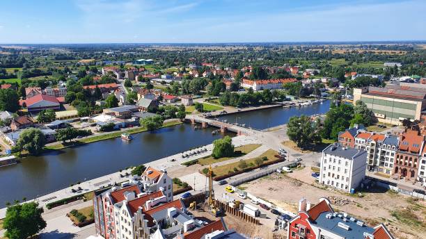 istock Aerial view of Elblag, Poland 1265609646