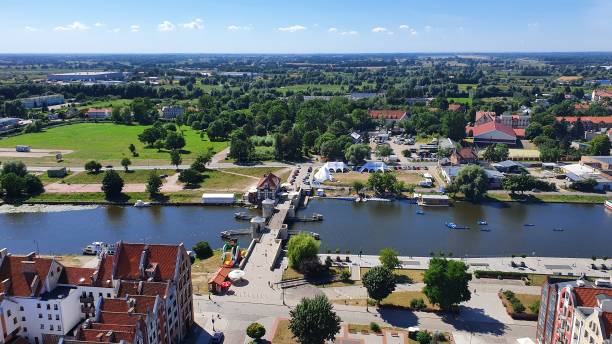 istock Aerial view of Elblag, Poland 1265609733