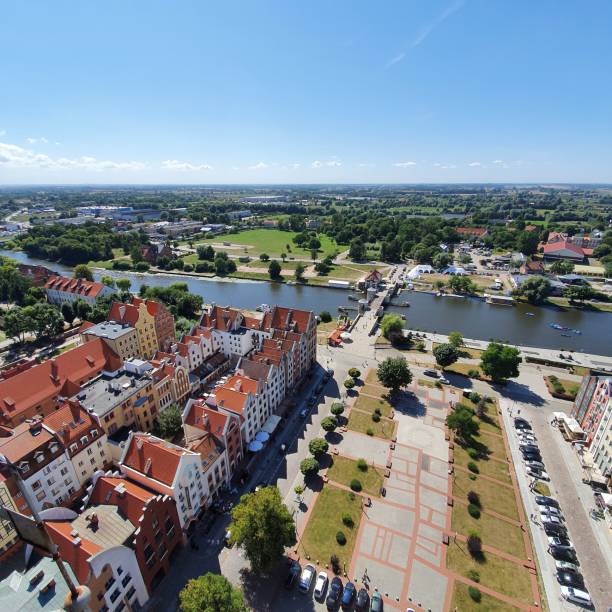 istock Aerial view of Elblag, Poland 1265609739