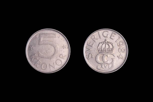 istock coin 5 swedish Kronor isolated on white background 1265620461