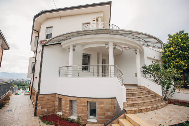 istock Beautiful villa house 1265625361