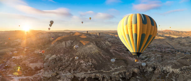 istock Hot air Balloons flight in Cappadocia 1265627673